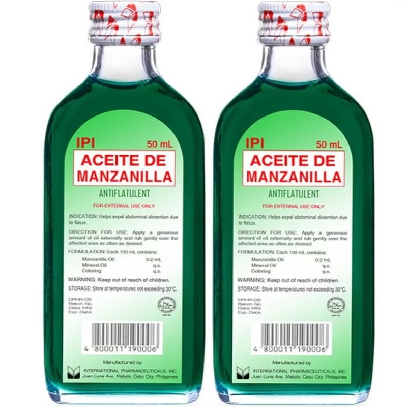 Aceite De Manzanilla Oil 50 ml 2 Pieces